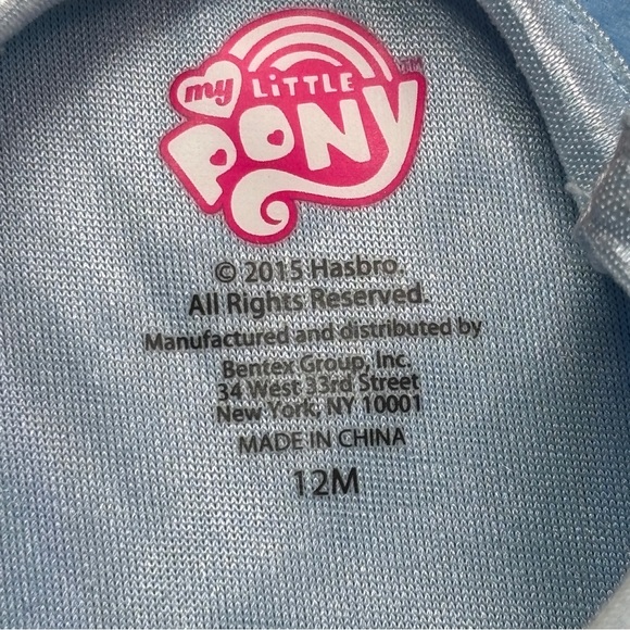 My Little Pony Girls Rainbow Hasbro Rainbow Tulle Dress 12M  Dressup Costume - Picture 5 of 6